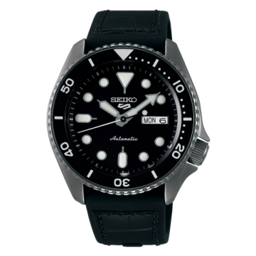 Seiko 5 Sports Specialist Style Hard Coating / Black / Rubber