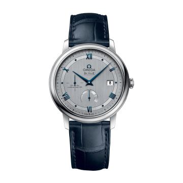 Omega De Ville Prestige Co-Axial 39.5 Power Reserve Stainless Steel / Vintage Silver