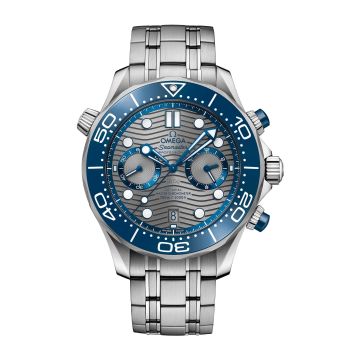 Omega Seamaster Diver 300M Master Co-Axial 44 Chronograph Stainless Steel /  Grey / Bracelet