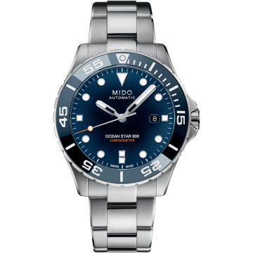 Mido Ocean Star 600 Chronometer Stainless Steel / Blue / Bracelet