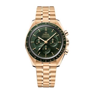Omega Speedmaster Professional Moonwatch 3861 Moonshine Gold / Green / Bracelet