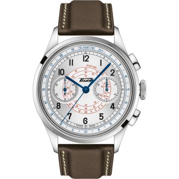 Tissot Telemeter 1938 Chronograph Stainless Steel / Silver