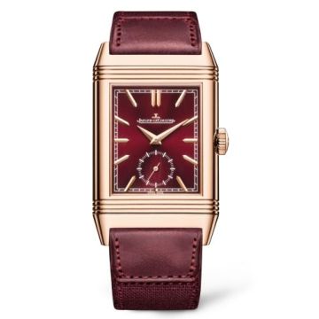 Jaeger-LeCoultre Reverso Tribute Duoface Fagliano Pink Gold  / Burgundy