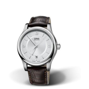 Oris Classic Date 37 Stainless Steel / Silver