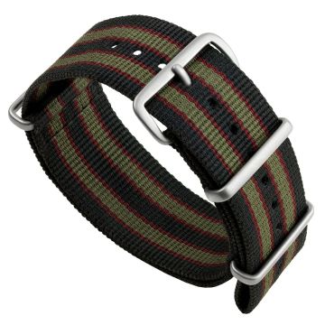 Genuine Vintage Bond Military Nylon Watch Strap - Satin - 24mm