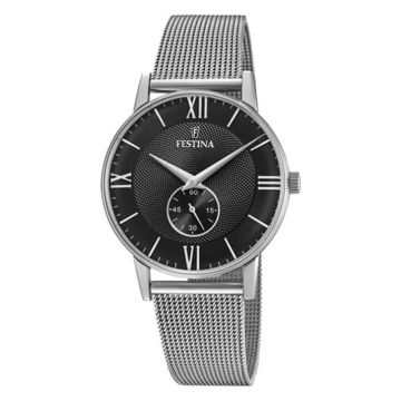 Festina Retro Homme Acier Argent