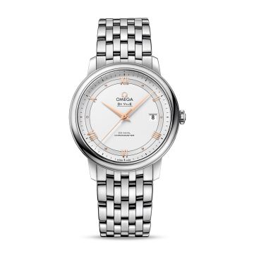 Omega De Ville Prestige Co-Axial 39.5 Stainless Steel / Vintage Silver / Bracelet