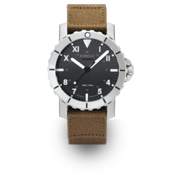 Kobold Soarway 44 Stainless Steel / Black