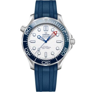 Omega Seamaster Diver 300M Master Co-Axial 42 America's Cup 2024 / Rubber