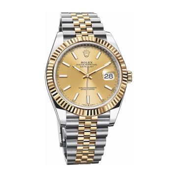 Rolex Datejust 41 Rolesor Yellow Fluted / Jubilee / Champagne