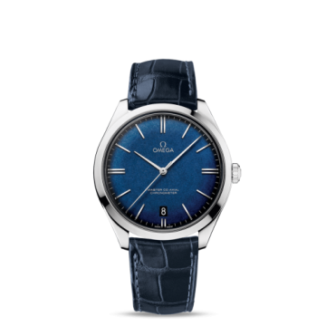Omega De Ville Trésor White Gold / Blue Enamel