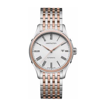 Hamilton Valiant Autom Stainless Steel - Rose Gold / White / Bracelet