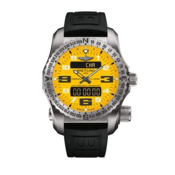 Breitling Emergency II Titanium / Yellow / Rubber / Folding