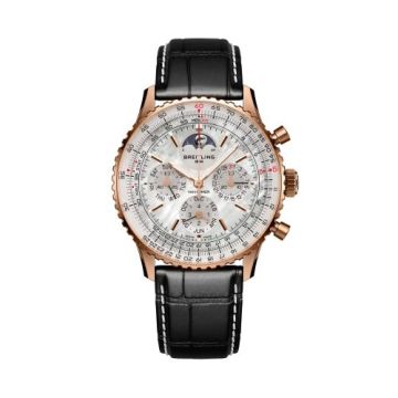 Breitling Navitimer B19 Chronograph 43 Perpetual Calendar Red Gold / MOP / Japan
