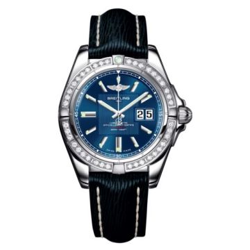 Breitling Galactic 41 Stainless Steel / Diamond / Metallica Blue / Sahara