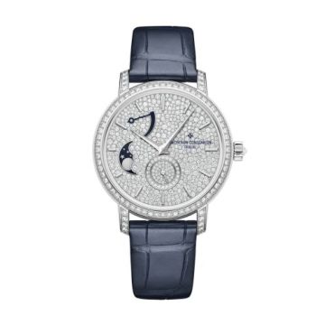 Vacheron Constantin Traditionnelle Moon Phase and Power Reserve White Gold - Diamond / Diamond