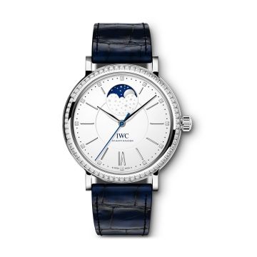 IWC Schaffhausen Portofino Automatic Moon Phase 37 Stainless Steel / Silver
