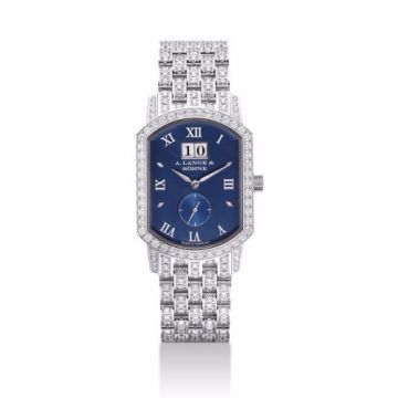 A. Lange & Söhne Grande Arkade White Gold - Diamond / Blue / Bracelet