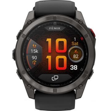 Garmin Fenix 8 Pro - 51mm AMOLED Sapphire Black / Carbon Grey