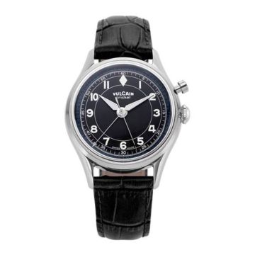Vulcain Cricket Classique 36 mm Black Alligator
