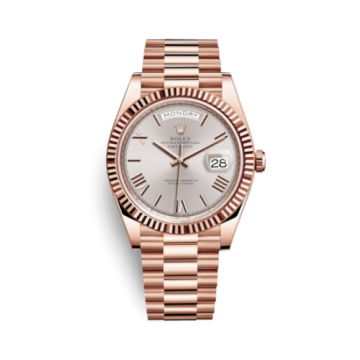 Rolex Day-Date 40 Everose / Sundust - Roman