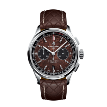 Breitling Premier B01 Chronograph 42 Bentley Centenary Stainless Steel / Wood / Calf / Pin