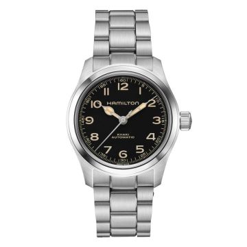 Hamilton Khaki Field Murph 38 Stainless Steel / Black / Bracelet