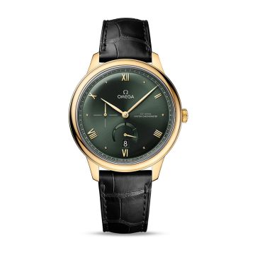 Omega De Ville Power Reserve Master Chronometer Yellow Gold / Green