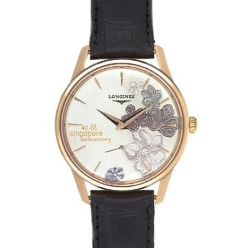 Longines Flagship Héritage Pink Gold Singapore 40th Anniversary