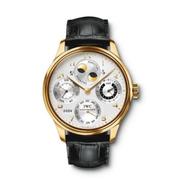 IWC Schaffhausen Portuguese Perpetual Calendar 5021 Yellow Gold / Silver