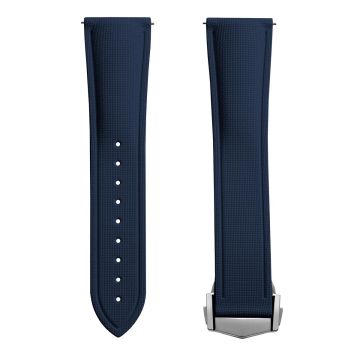 Endurance Rubber Deployant Watch Strap - Captain’s Blue - 21mm