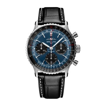 Breitling Navitimer B01 Chronograph 41 Stainless Steel / Blue / Alligator - Folding