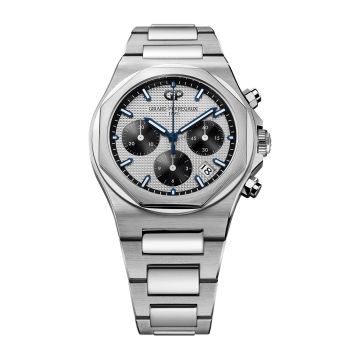 Girard-Perregaux Laureato 38 Chronograph Stainless Steel / Silver Panda / Bracelet