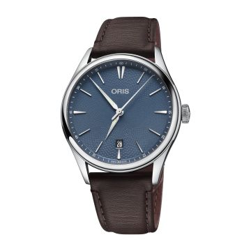 Oris Artelier Date 40 Stainless Steel / Blue