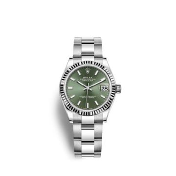 Rolex Datejust 31 Stainless Steel Fluted / Oyster / Green