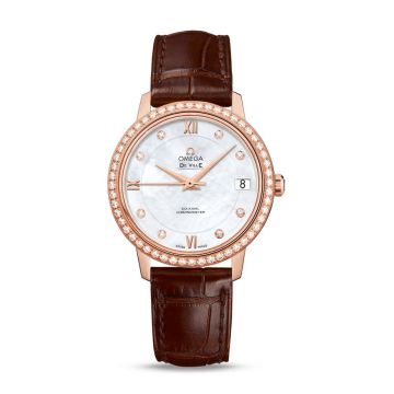 Omega De Ville Prestige Co-Axial 32.7 Red Gold / Diamond