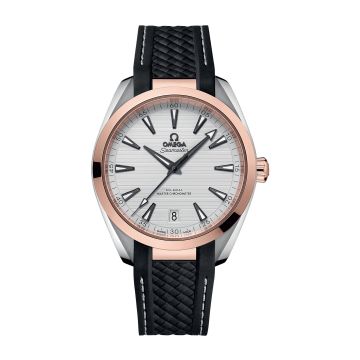 Omega Seamaster Aqua Terra 150M Master Chronometer 41 Stainless Steel / Sedna Gold / Silver / Rubber