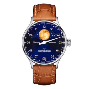 MeisterSinger Lunascope Bleu soleillé/Doré