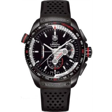 TAG Heuer Grand Carrera Calibre 36RS Caliper Chronograph Titanium PVD / Black