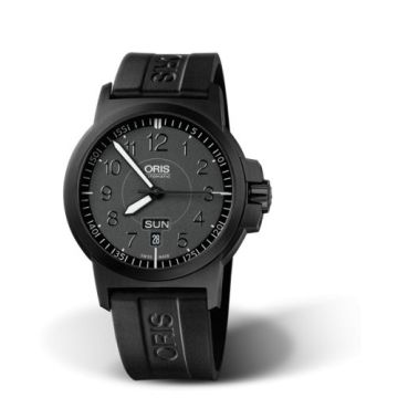 Oris BC3 Advanced Day Date DLC / Black / Rubber