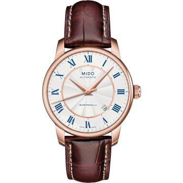 Mido Baroncelli Tradition Rose Gold / Silver