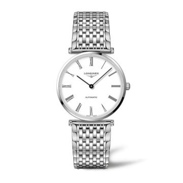Longines La Grande Classique Automatic 38 Stainless Steel / White - Roman / Bracelet