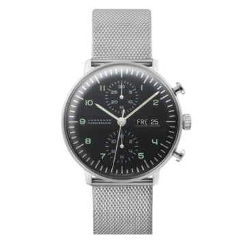 Junghans Max Bill Chronoscope Black Day / Date Bracelet