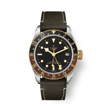 Tudor Black Bay GMT S&G / Black / Leather