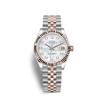 Rolex Datejust 31 Stainless Steel / Rose Gold / Fluted / MOP / Jubilee