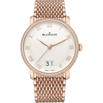 Blancpain Villeret Grande Date Red Gold / Opalin / Bracelet
