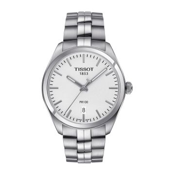 Tissot PR 100 Quartz 39 Stainless Steel / Silver / Bracelet
