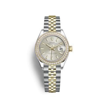 Rolex Lady-Datejust 28 Rolesor Yellow Diamond / Jubilee / Silver