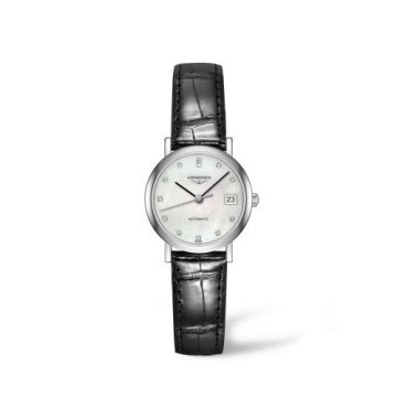 Longines Elegant Collection 25.5 Automatic Stainless Steel / MOP / Strap