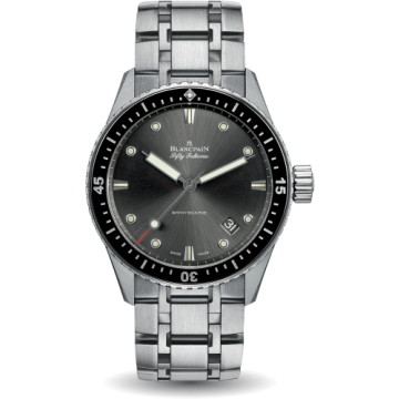 Blancpain Fifty Fathoms Bathyscaphe Stainless Steel / Grey / Bracelet